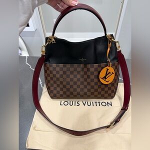 Louis Vuitton Damier Ebene Calfskin Maida Black